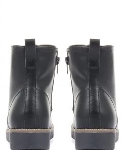 Pavers Black Ladies Faux Leather Lace Up Boots -Pavers Sales Shop unnamed file 607 scaled