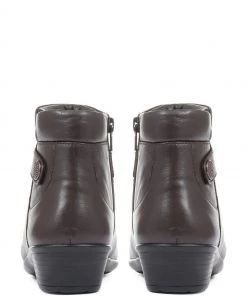 Pavers Brown Leather Ladies Ankle Boots -Pavers Sales Shop unnamed file 623 scaled