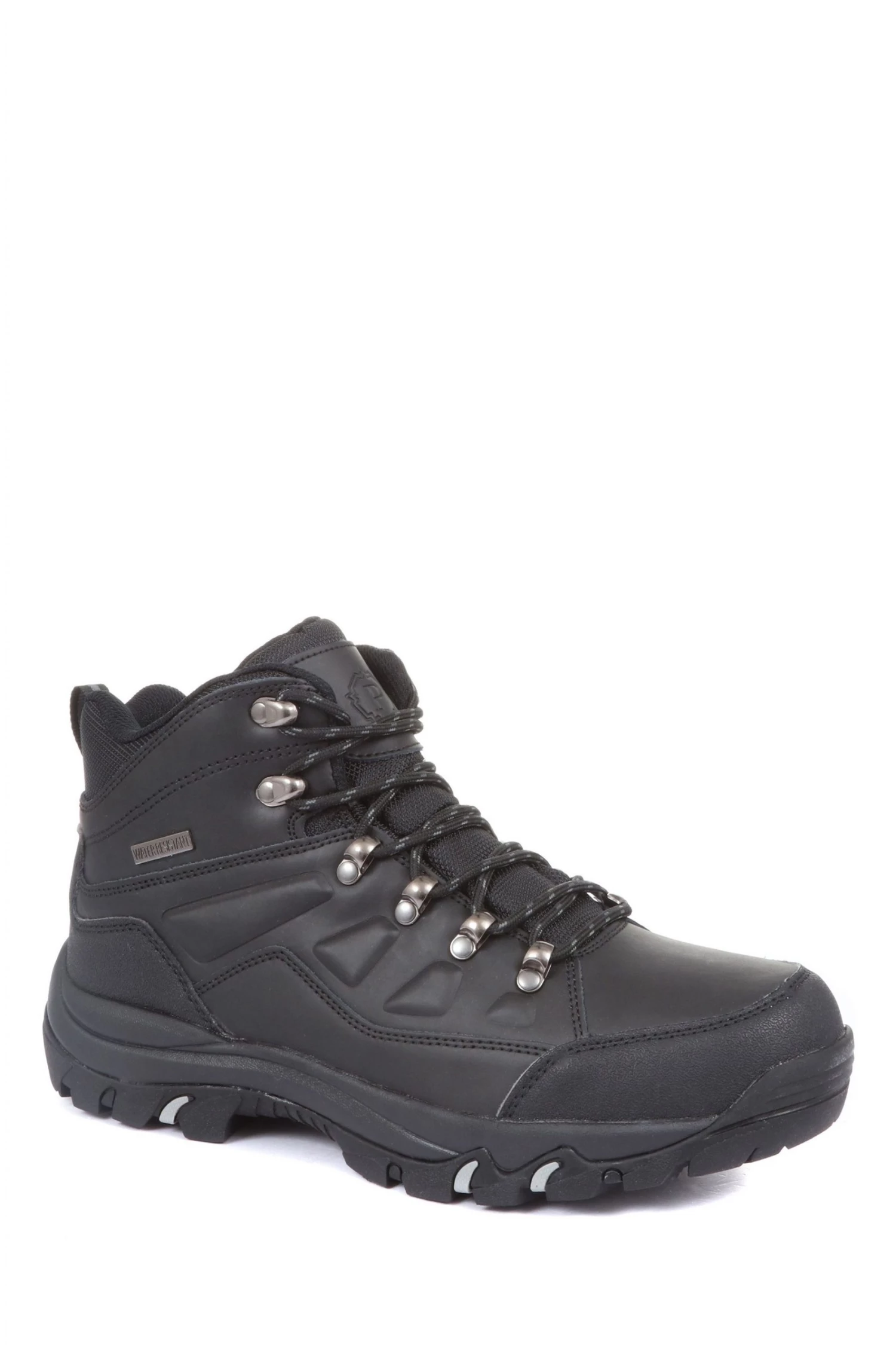 Pavers Mens Black Wide Fit Water Resistant Walking Boots 2 Pavers Mens Black Wide Fit Water Resistant Walking Boots - Image 2