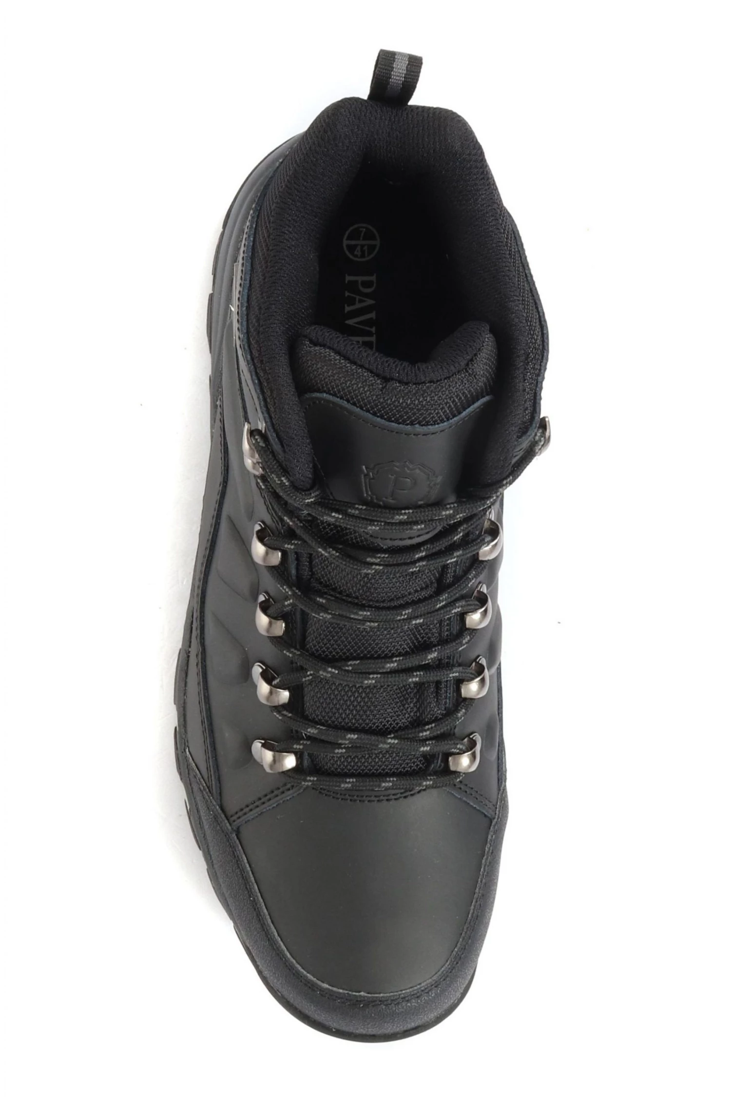 Pavers Mens Black Wide Fit Water Resistant Walking Boots 4 Pavers Mens Black Wide Fit Water Resistant Walking Boots - Image 4