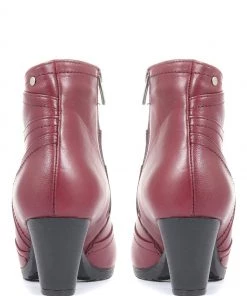 Pavers Ladies Red Leather Ankle Boots 8 Pavers Ladies Red Leather Ankle Boots -Pavers Sales Shop unnamed file 647 scaled