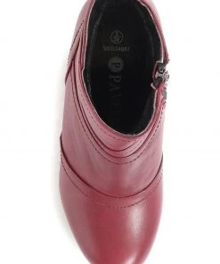 Pavers Ladies Red Leather Ankle Boots 9 Pavers Ladies Red Leather Ankle Boots -Pavers Sales Shop unnamed file 648 scaled