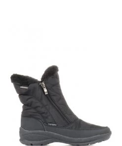 Pavers Ladies Black Faux-Fur Lined Weather Boots -Pavers Sales Shop unnamed file 65