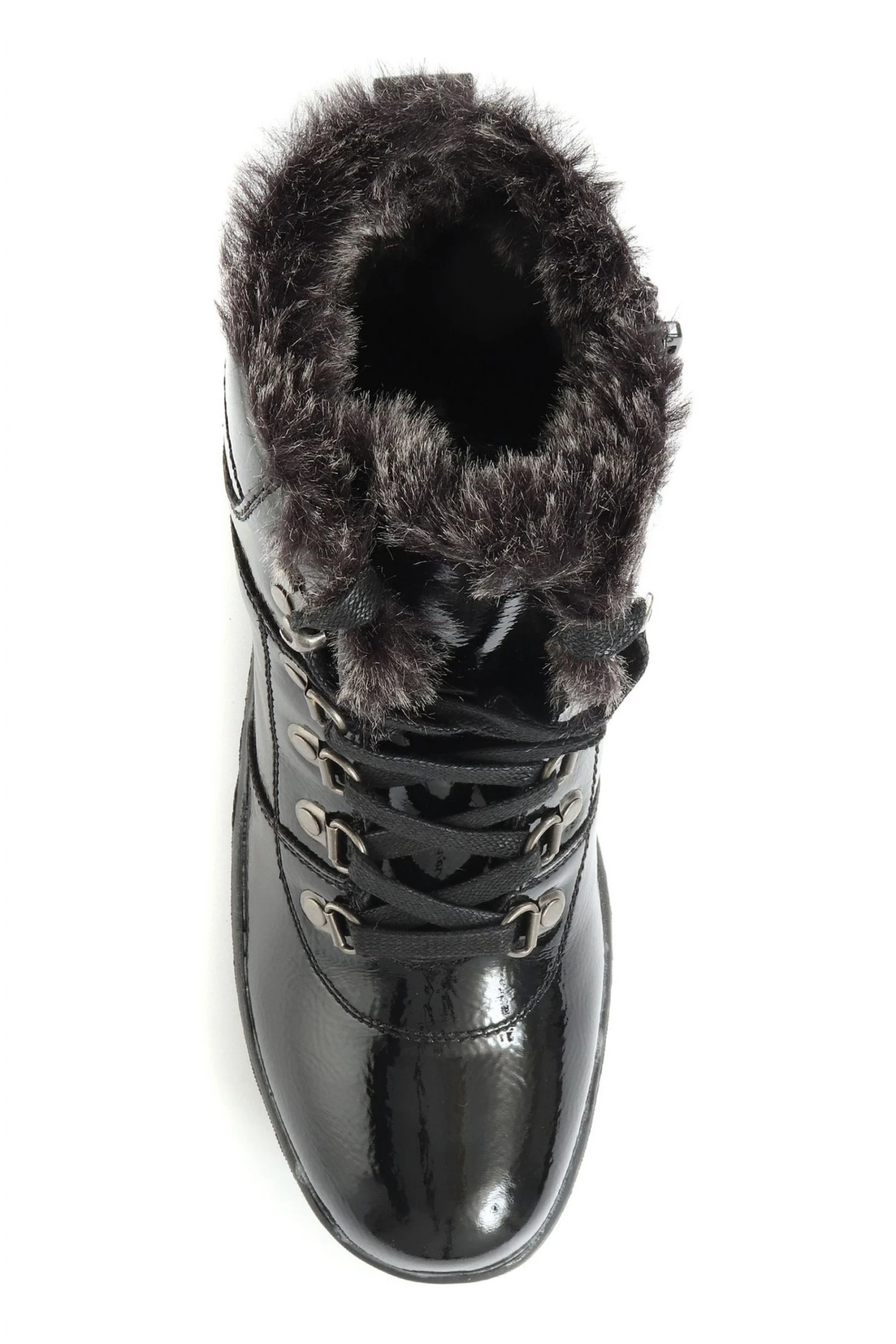 Pavers Ladies Patent Hiker Boots 4 Pavers Ladies Patent Hiker Boots - Image 4