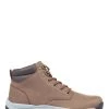 Pavers Mens Brown Wide Fit Lace-Up Walking Boots