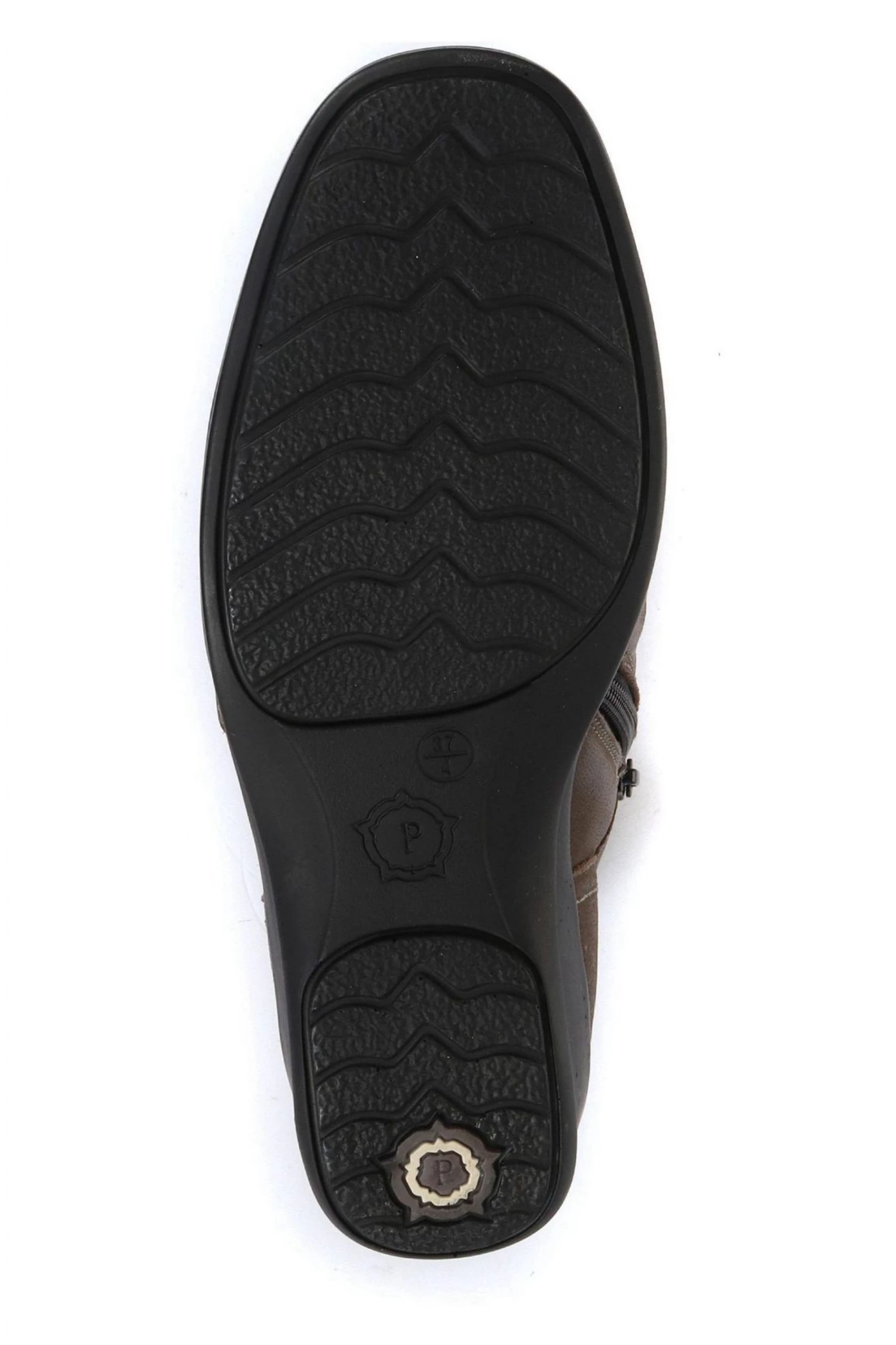 Pavers Grey Ladies Dual Zip Leather Ankle Boots 5 Pavers Grey Ladies Dual Zip Leather Ankle Boots - Image 5