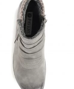 Pavers Ladies Grey Ruched Ankle Boots 9 Pavers Ladies Grey Ruched Ankle Boots -Pavers Sales Shop unnamed file 726 scaled