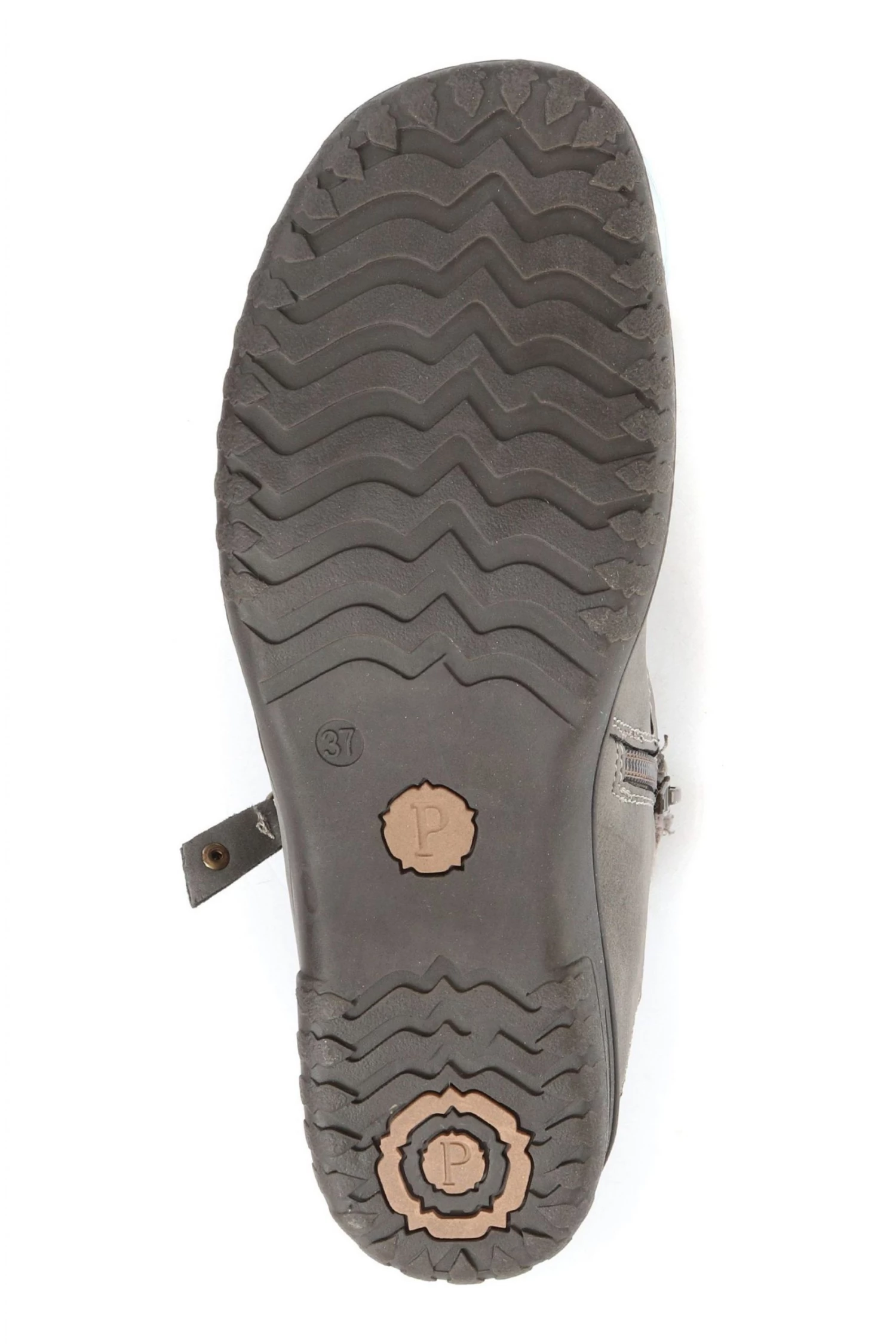 Pavers Ladies Grey Ruched Ankle Boots 5 Pavers Ladies Grey Ruched Ankle Boots - Image 5