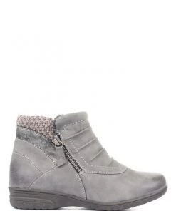 Pavers Ladies Grey Ruched Ankle Boots 11 Pavers Ladies Grey Ruched Ankle Boots -Pavers Sales Shop unnamed file 728