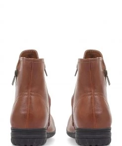 Pavers Womens Tan Cream Zip-Up Ankle Boots -Pavers Sales Shop unnamed file 74 scaled