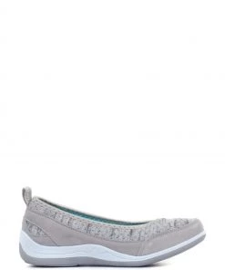 Pavers Grey Slip-On Trainer Pumps