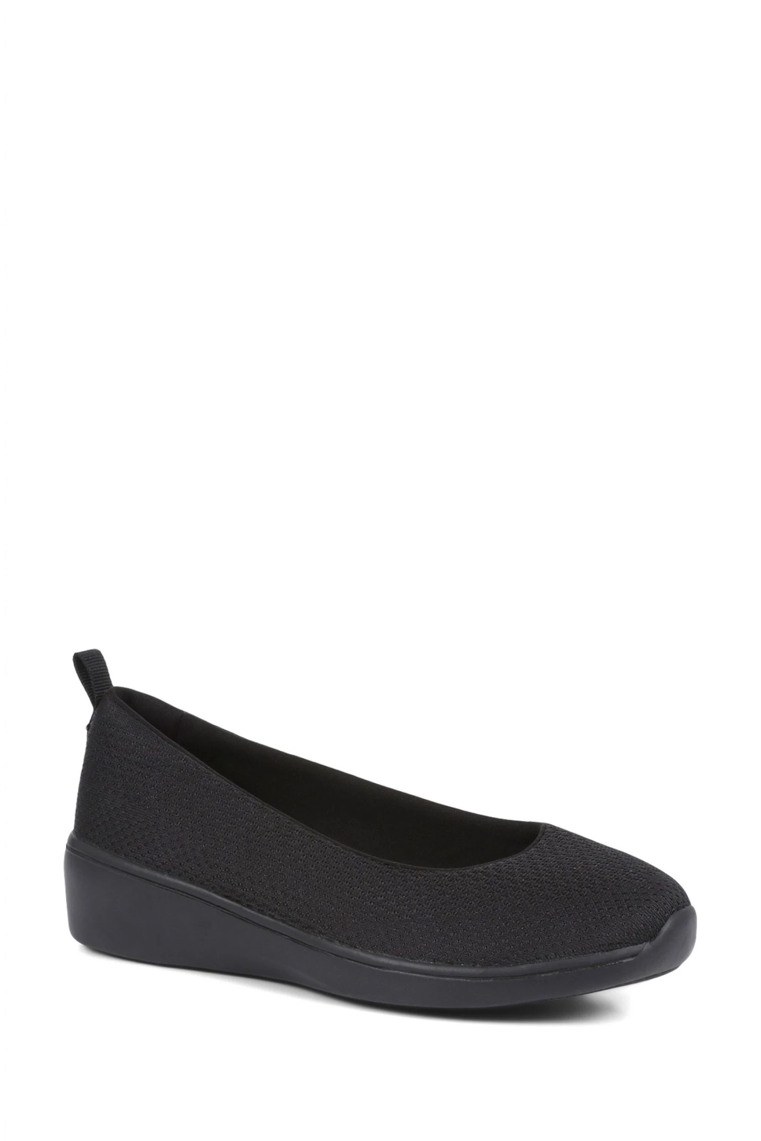 Pavers Black Wide Fit Slip-On Trainers 1 Pavers Black Wide Fit Slip-On Trainers