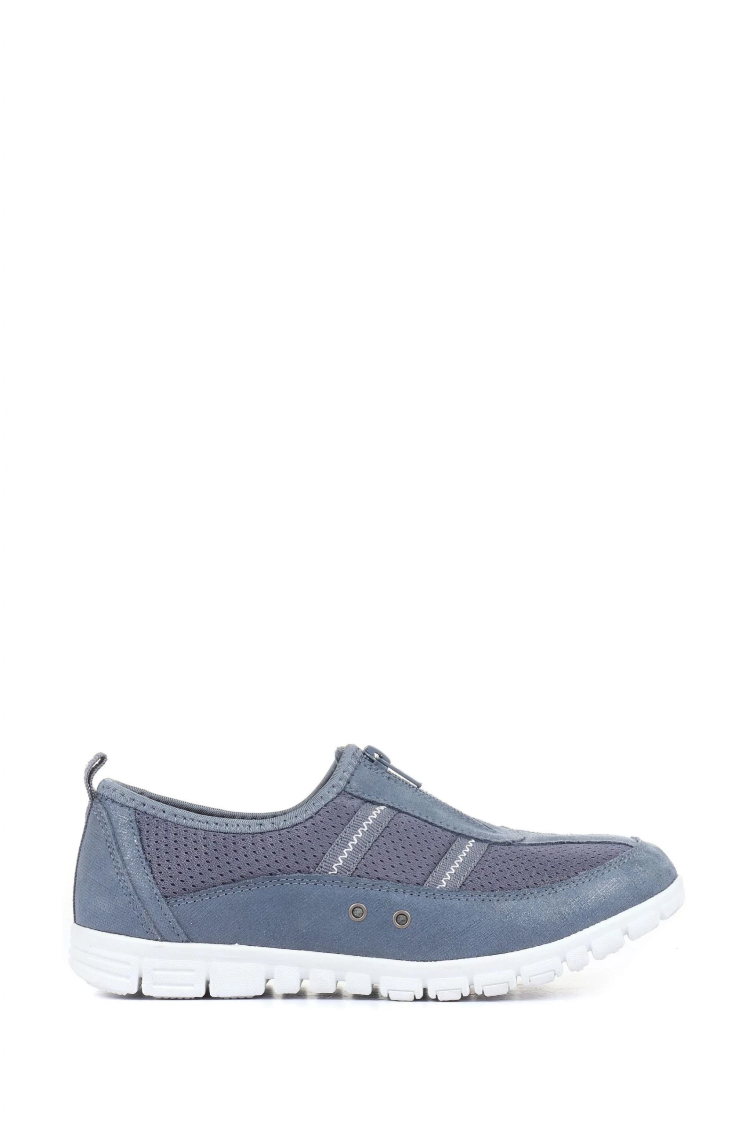 Pavers Blue Lightweight Slip-On Trainers 1 Pavers Blue Lightweight Slip-On Trainers