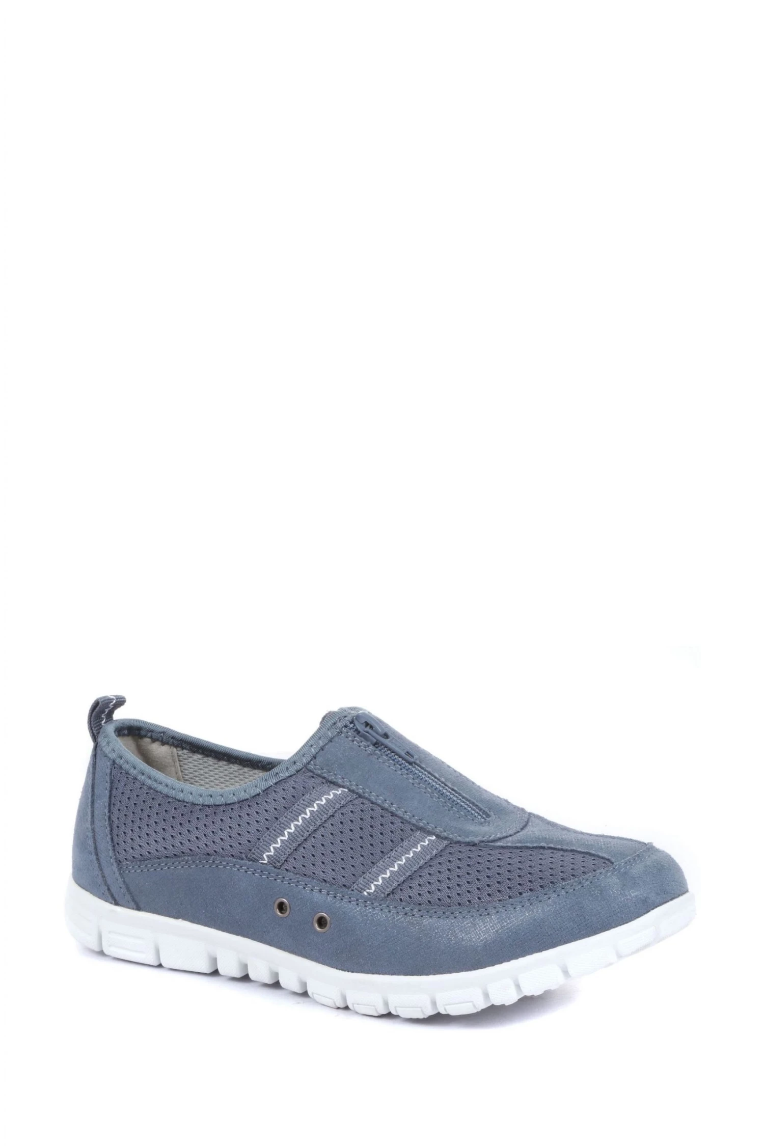 Pavers Blue Lightweight Slip-On Trainers 2 Pavers Blue Lightweight Slip-On Trainers - Image 2