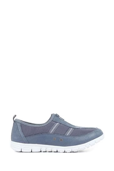 Pavers Blue Lightweight Slip-On Trainers 6 Pavers Blue Lightweight Slip-On Trainers - Image 6