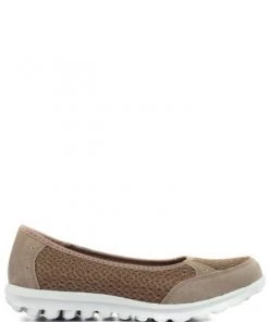 Pavers Natural Taupe Ladies Lightweight Trainer Pumps -Pavers Sales Shop unnamed file 860