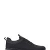 Pavers Black Lightweight Slip-On Trainers