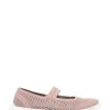 Pavers Pink Ladies Wide Fit Stretch Mary Jane Trainers