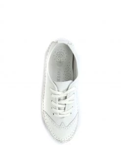 Pavers White Wide Fit Leather Lace-Up Trainers -Pavers Sales Shop unnamed file 900 scaled