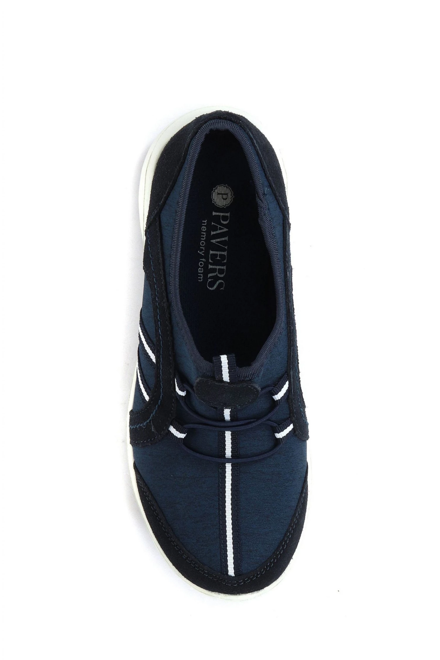 Pavers Blue Ladies Lightweight Slip-On Trainers 4 Pavers Blue Ladies Lightweight Slip-On Trainers - Image 4