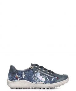 Pavers Blue Casual Lace-Up Trainers