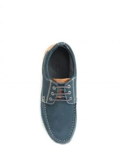 Pavers Blue Leather Casual Boat Shoes -Pavers Sales Shop unnamed file 986 scaled
