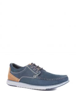 Pavers Blue Leather Casual Boat Shoes -Pavers Sales Shop unnamed file 987 scaled